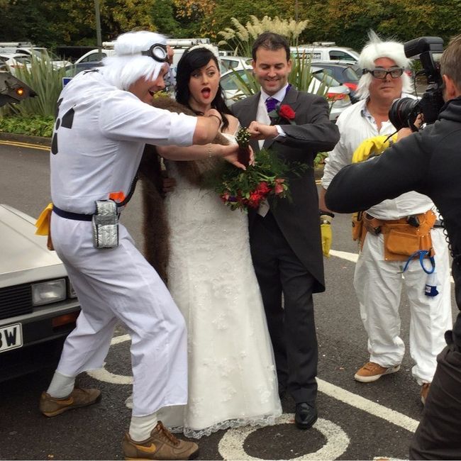 Boda temática de regreso al futuro 24