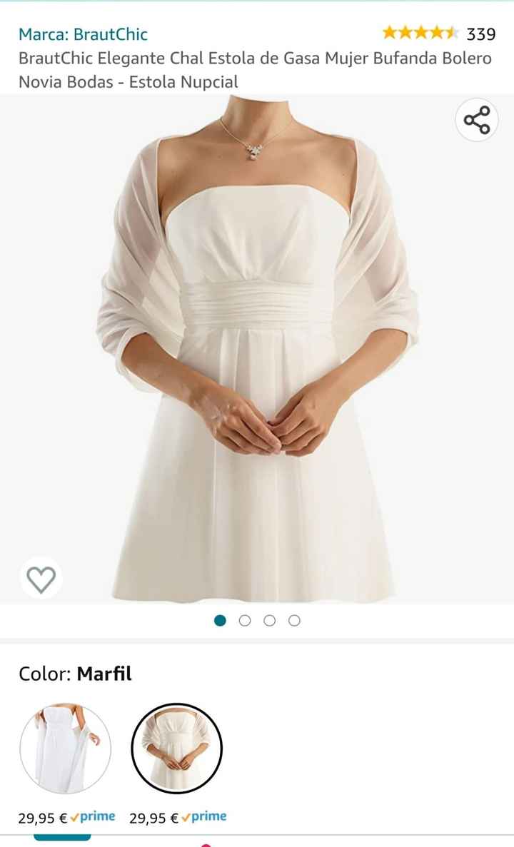 Cuello redondo y espalda abierta: ¿qué tipo de chaqueta/bolero llevar? - 3
