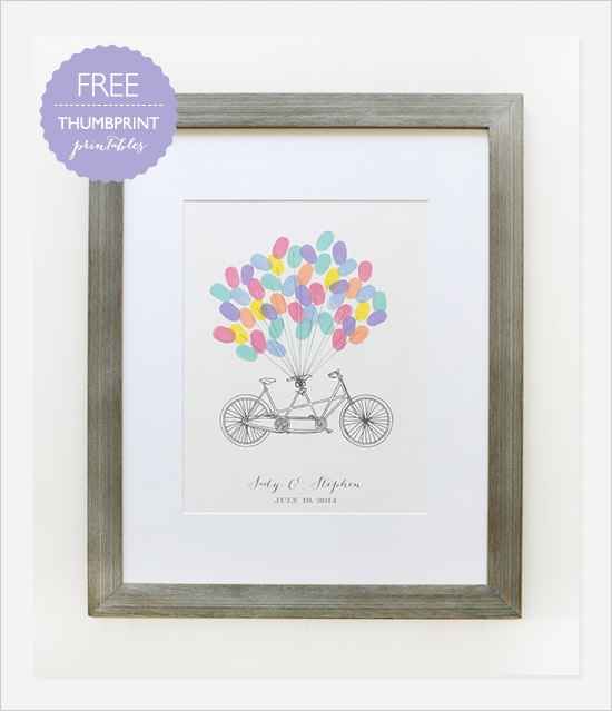 bici huellas globos