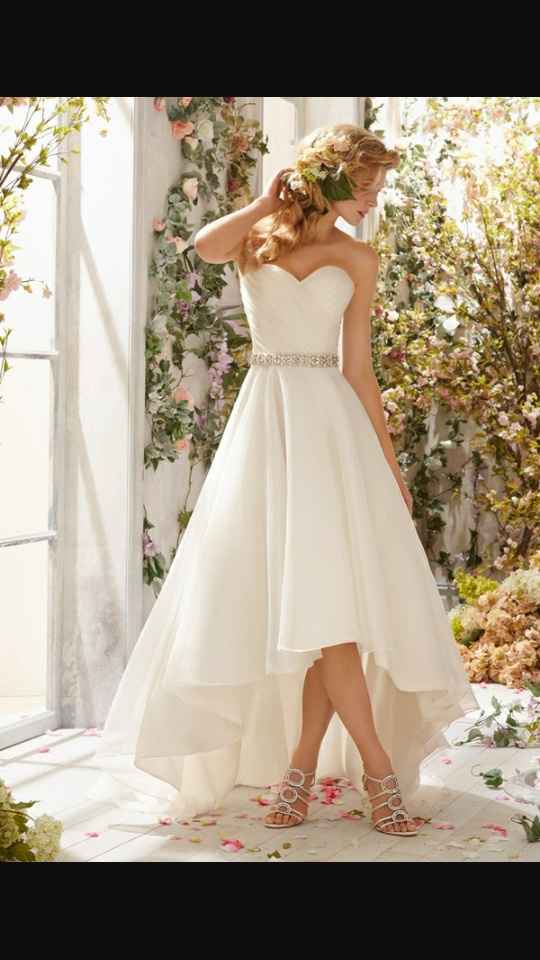 El top 10 de los vestidos cortos de novia - 1