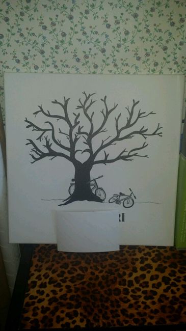 Mi árbol de huellas diy!! - 1