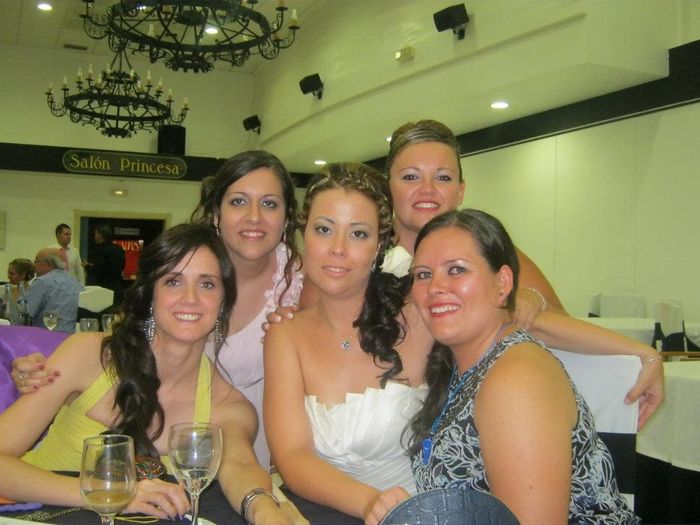con las compis de clase