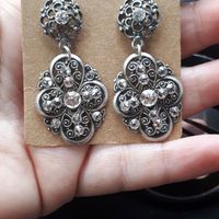 Mi tocado personalizado y mis pendientes - 2
