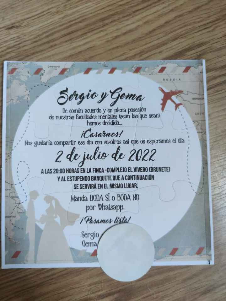 Invitaciones boda - 1