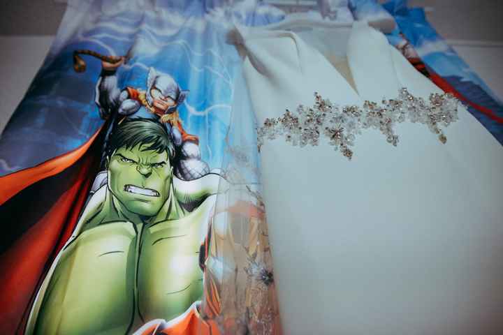 Nuestros vestidos colgados!! - 2