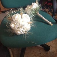Los ramos de mis damitas hechos por mi con mucho amor