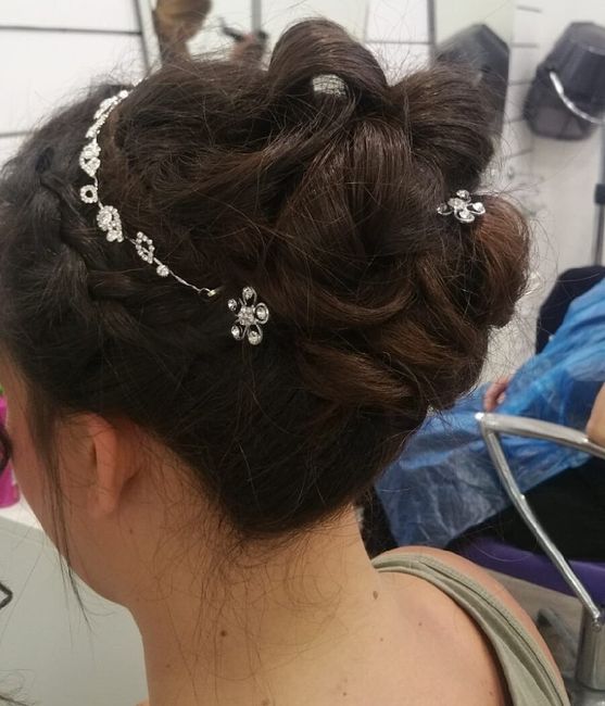 mi prueba de peinado y maquillaje 💇🏻💄 - 3