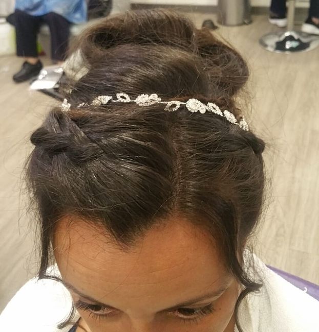mi prueba de peinado y maquillaje 💇🏻💄 - 5