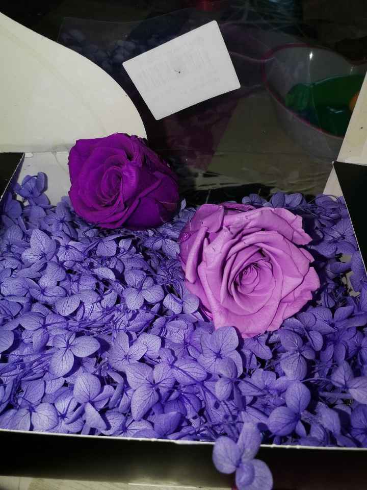 Ramo flores preservadas. Duda colores - 1