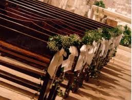 Decoración bancos iglesia