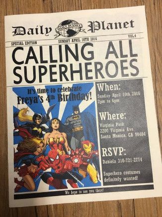 Llamada a todos los Superhéroes