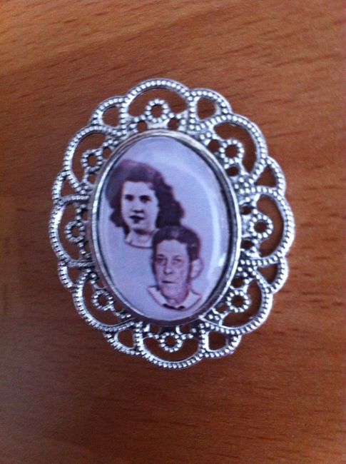 Broche ramo con foto - 1
