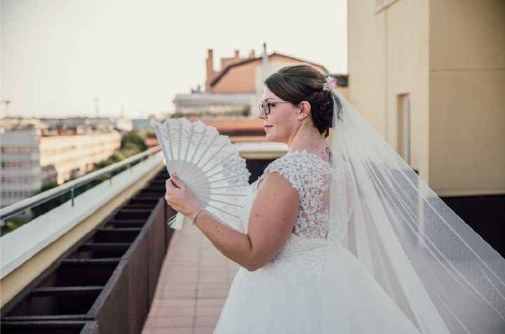¿Gafas con el vestido de novia? - 1