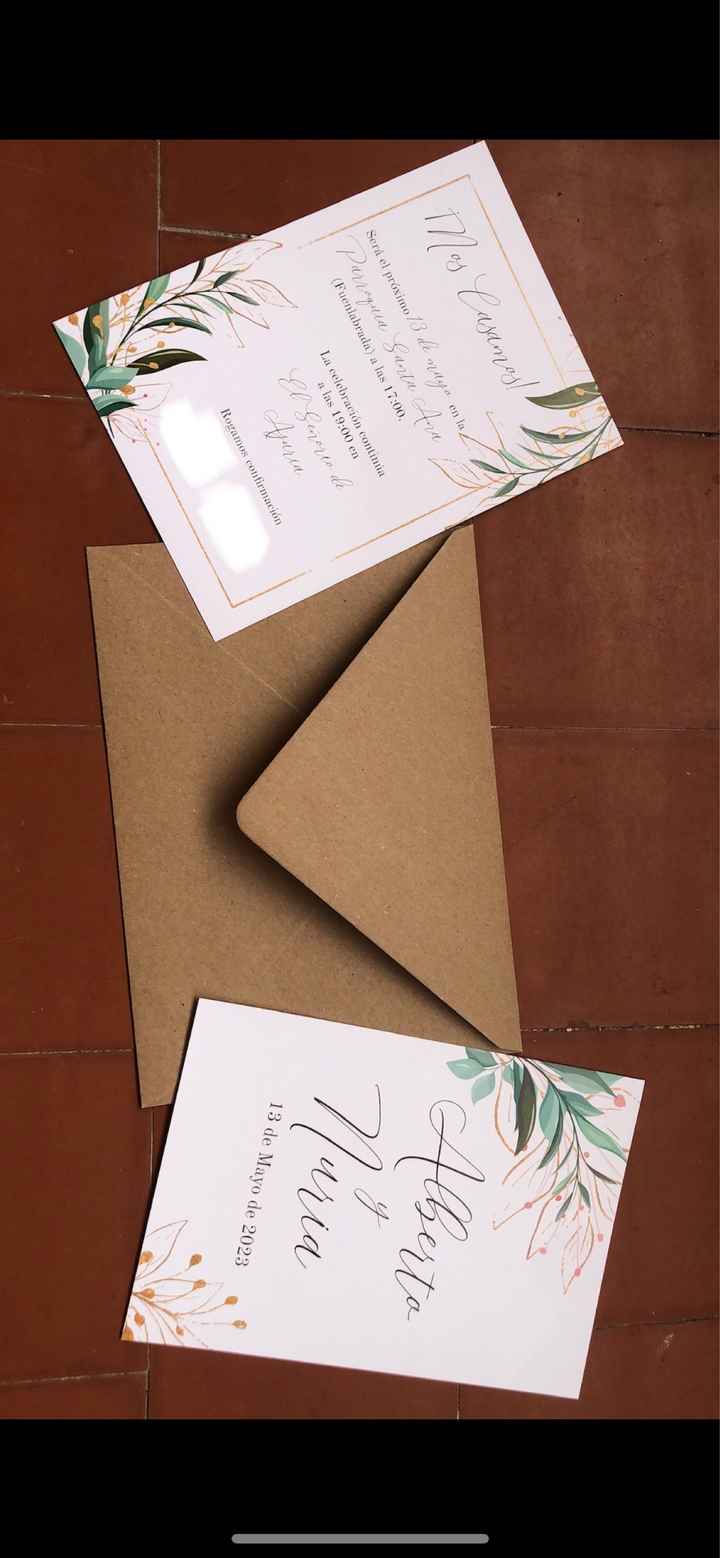 Invitaciones feliz boda - 1