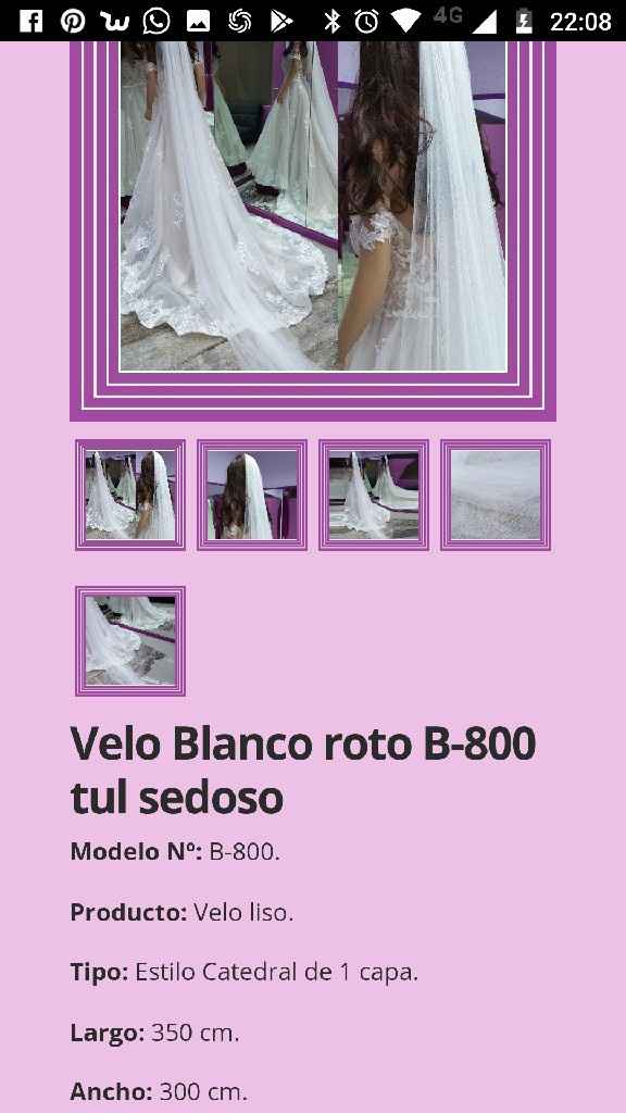 Tipo de velo y largo - 1