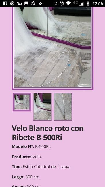 Tipo de velo y largo - 2