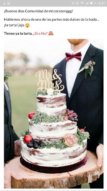 ¿De qué sabor será tu tarta de boda? - 1