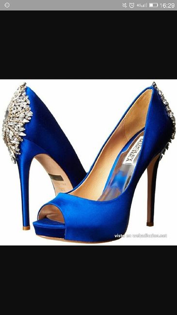Zapatos de novia que no son blancos - 1