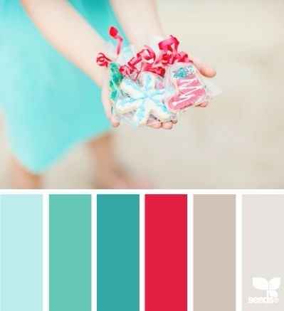 Palet de colores boda