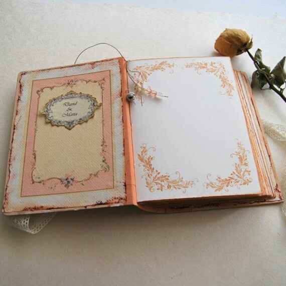 Busco libro de firmas estilo cuento de hadas medieval - 1
