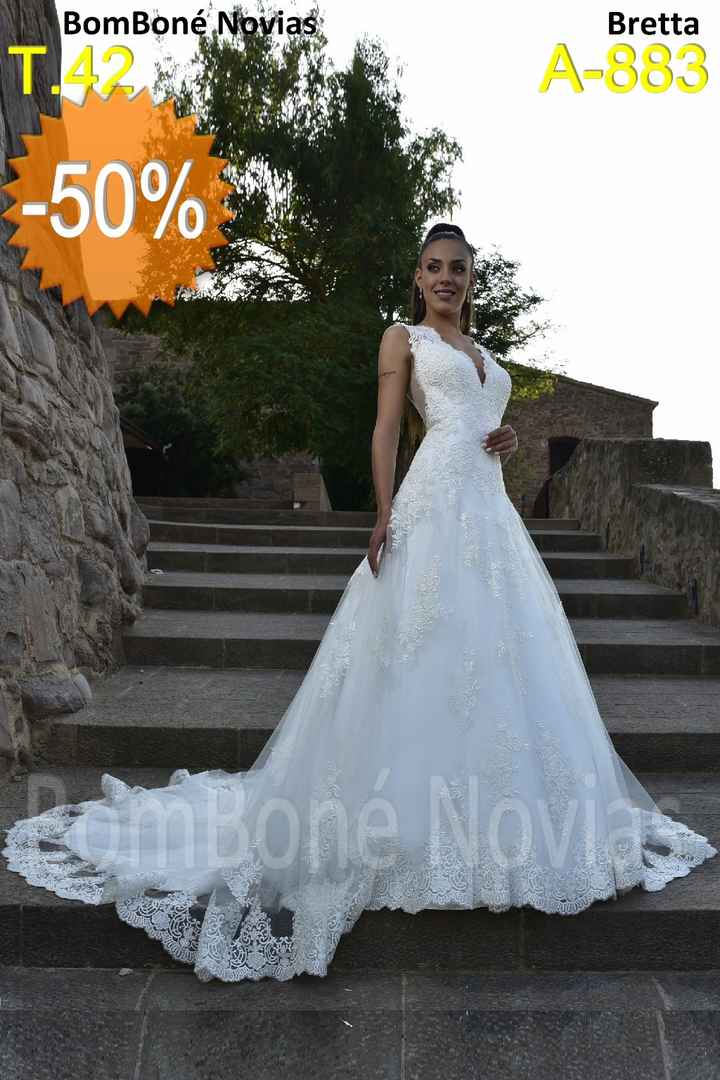 Vestidos de Novia al 50% Descuento - 1