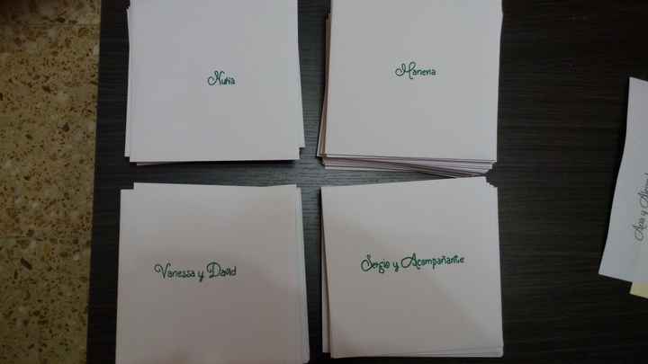 Caligrafa invitaciones boda - 1