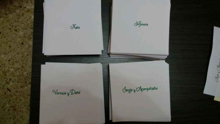 Letras para las invitaciones - 1