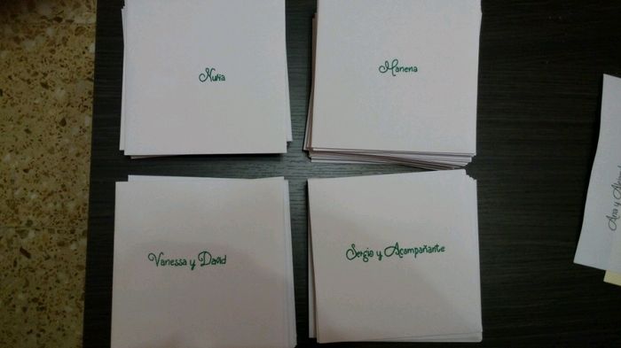Letras para las invitaciones - 1