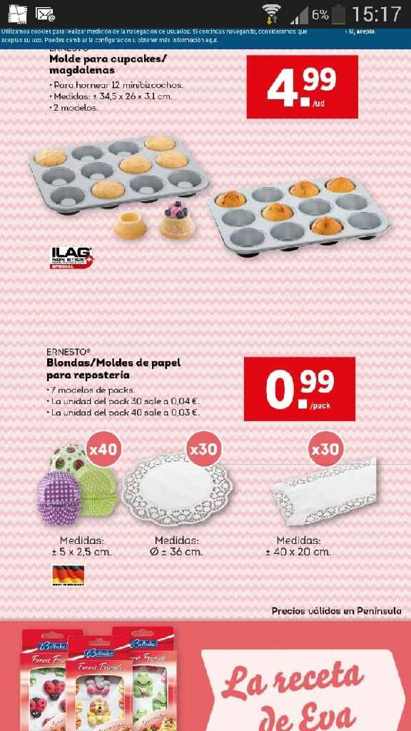 Blondas de repisteria en lidl - 1