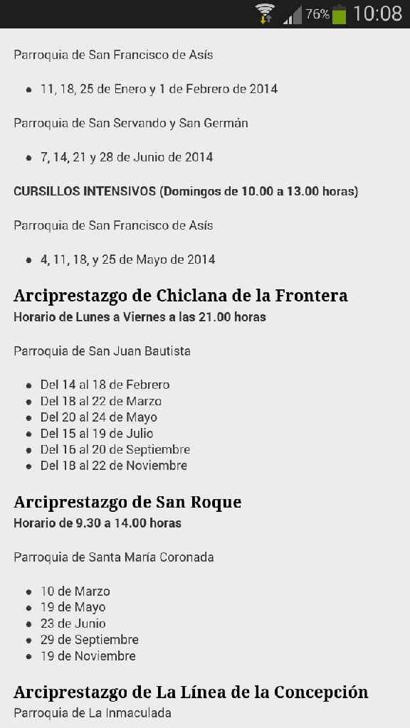 Curso prematrimonial en chiclana (cádiz) - 1
