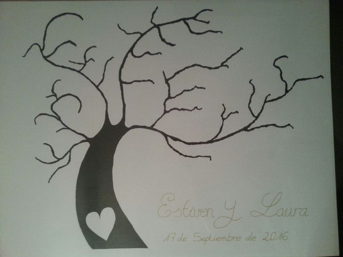 Mi árbol de huellas diy - 1