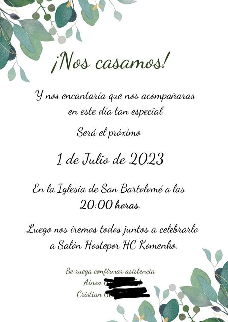 Diseño invitación 3