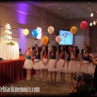 damas con globos
