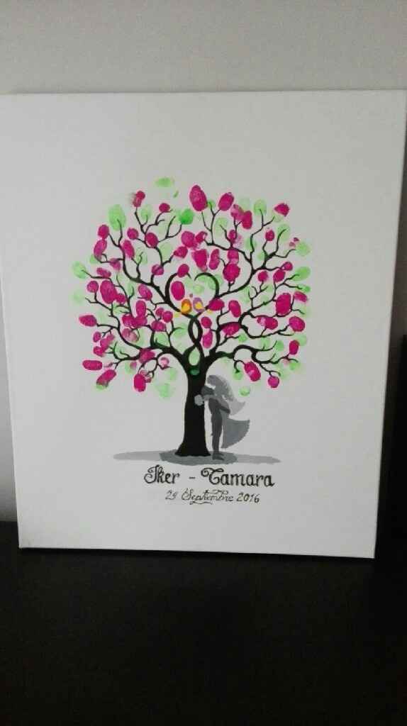 Árbol de huella diy - 1