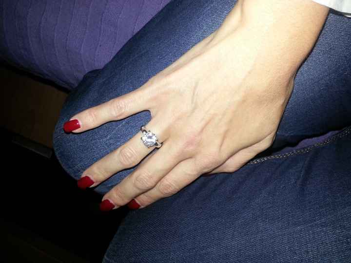 Nuestros anillos de compromiso... - 2