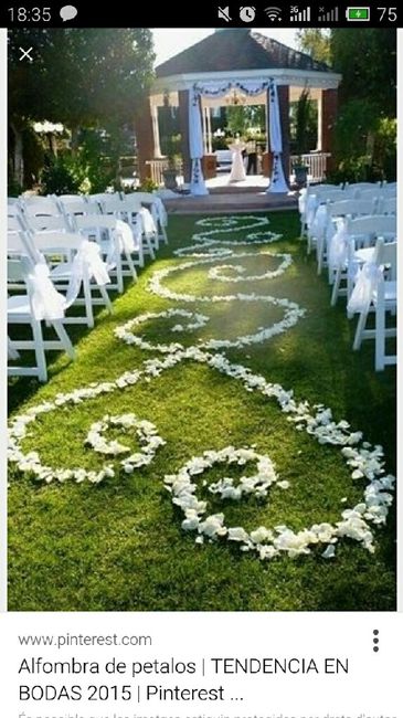 Como decorar una ceremonia civil? (boda al aire libre) - 1
