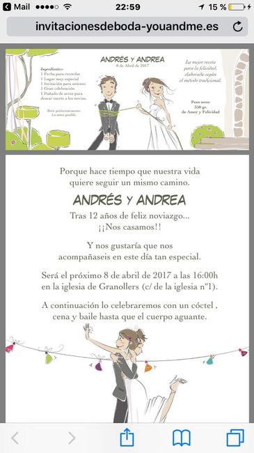Ya tenemos nuestras invitaciones - 1