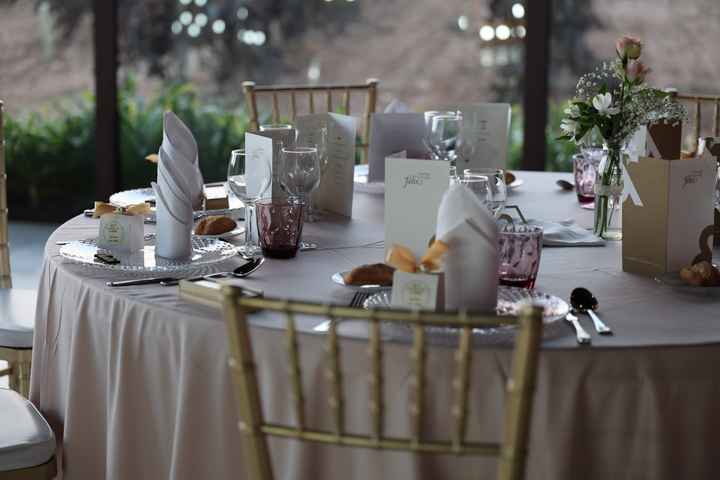 La decoración de las mesas 🏵️🪞🌺 - 1