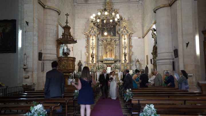 En la iglesia