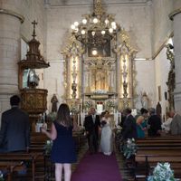 En la iglesia