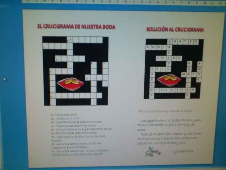 en crucigrama