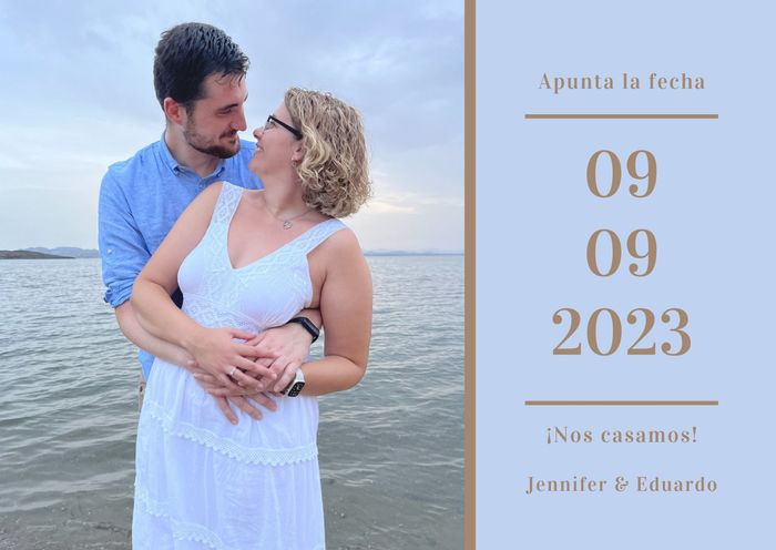 Nuestro Save the Date 1