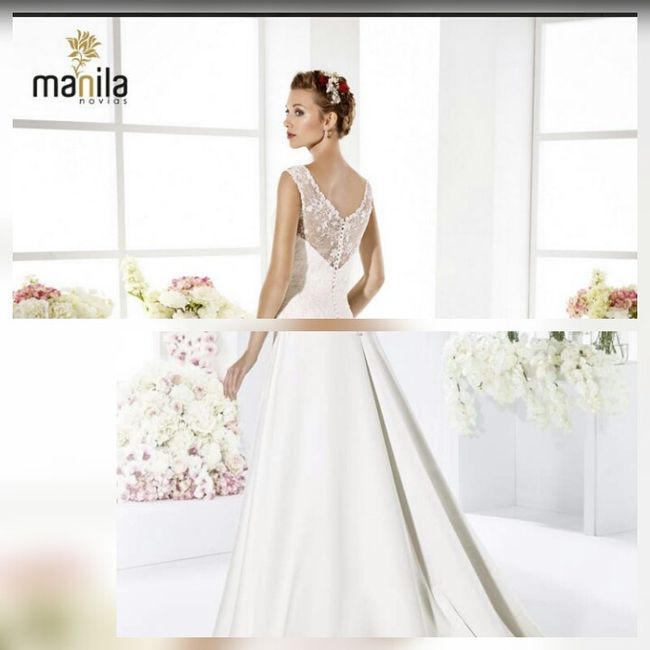 Vestido detrás