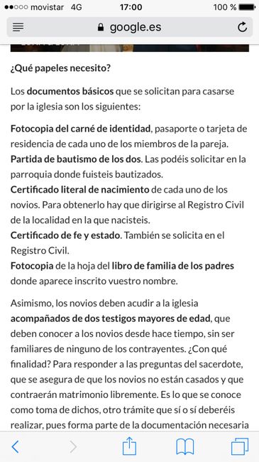 Casarte por la iglesia, papeles y demas... - 1