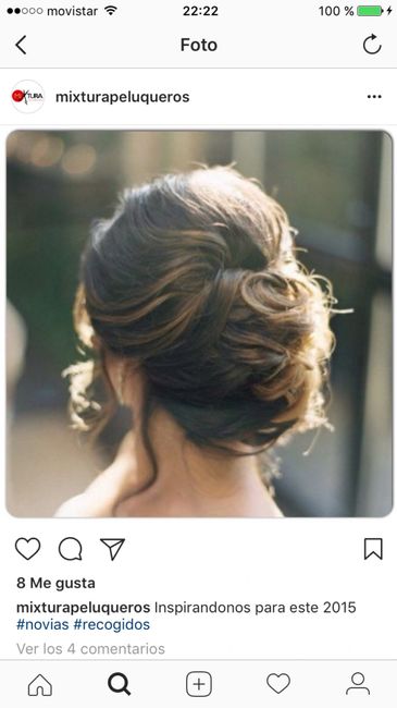 Mi peinado de novia es o fue... - 3
