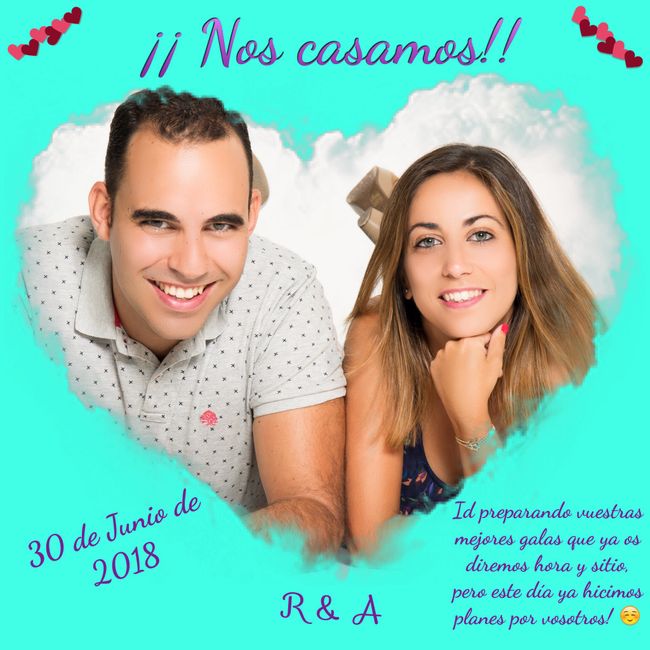  Save the date.... Ayuda - 1