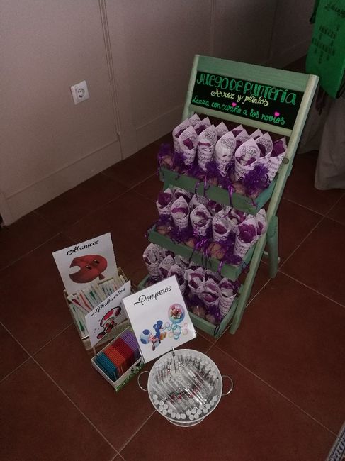 Detalles de mi boda: cartel bienvenida, cubretacones,... - 4