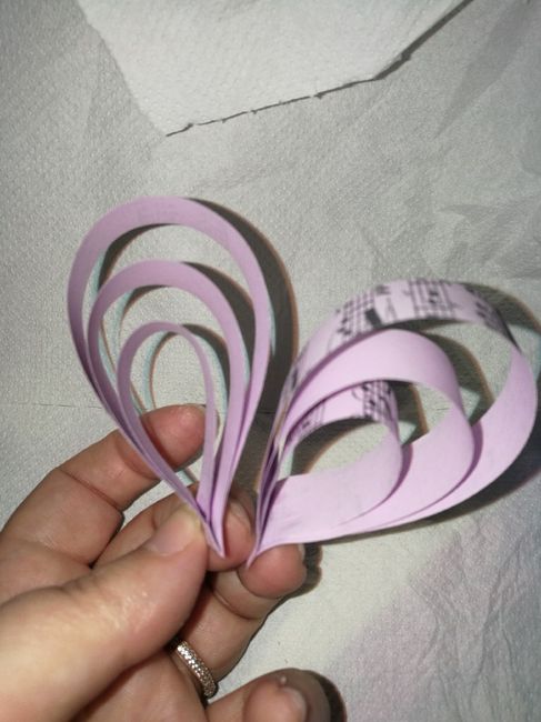 Corazones colgantes de papel (partituras) - 2