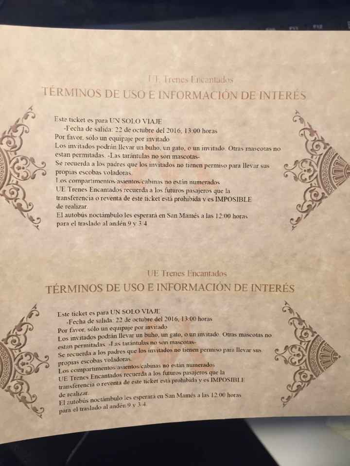 Mis invitaciones frikis - 6