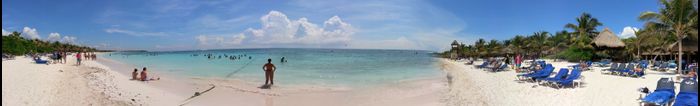Panorámica playa Akumal